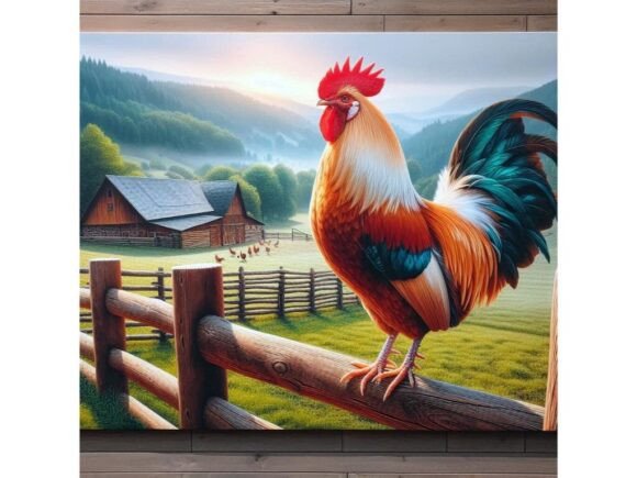 Download Photorealistic Rooster Artwork - Photorealistic Collection