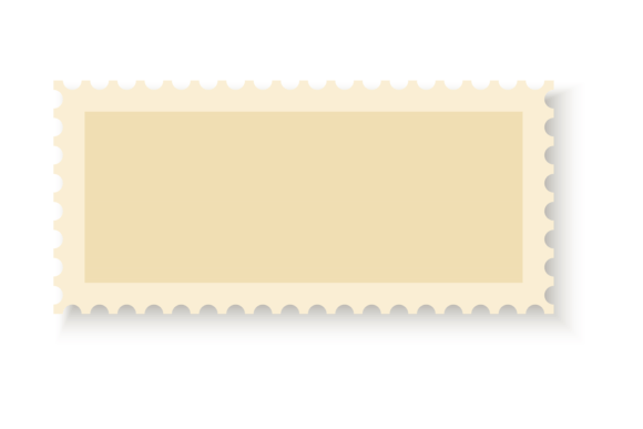 Download Paper Stamp Mockup. Realistic Postage Bl - Realistic Collection