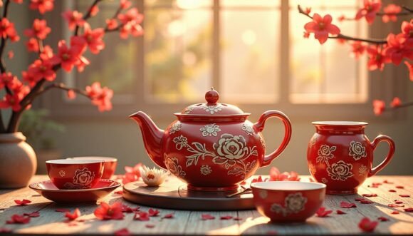 Download Photorealistic Art of a Chinese Tea Set - Photorealistic Collection