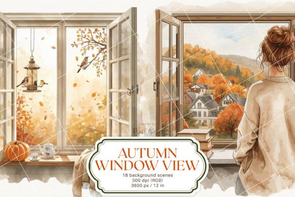 Download Fall Window View Autumn Cottagecore Mood - View Collection