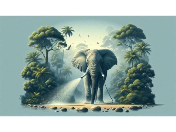 Download A Photorealistic Painting of a Jungle Sc - Photorealistic Collection