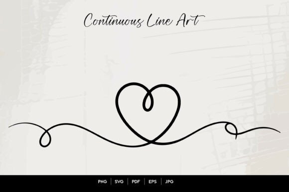 Download Minimal Heart Line Art SVG Design File - Premium Resources