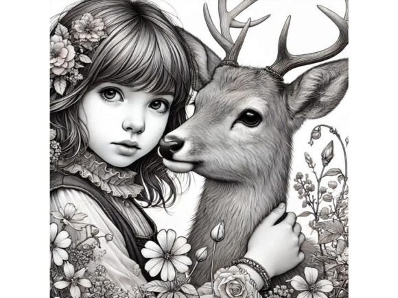 Download Photorealistic Digital Painting of a Gir - Photorealistic Collection